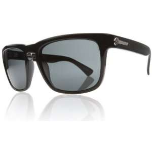 ELECTRIC Knoxville Sunglasses Gloss Black/Grey Glass Polarized:  
