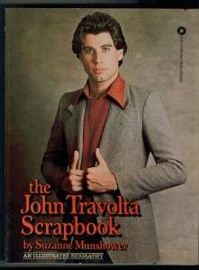 JOHN TRAVOLTA SCRAPBOOK~ILLUSTRATED BIOGRAPHY~1978  