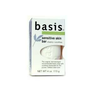  Basis Sensitive Skin Soap Value Pack 6X4oz: Health 