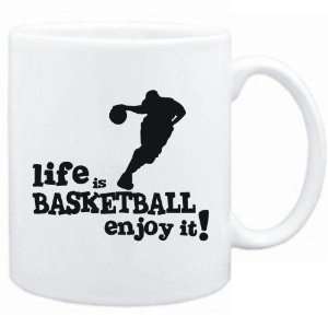 New  Life Is Basketball  Enjoy It !  Mug Sports: Home 