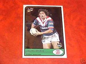 NRL Tradition 05~Foil Card~Roosters~Jason Cayless~P110  