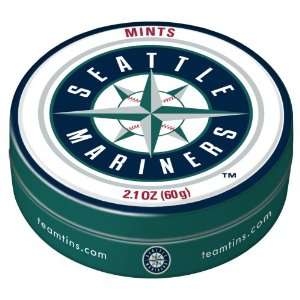Team Mints, Seattle Mariners, 2.1 Ounce Tins (Pack of 10)  