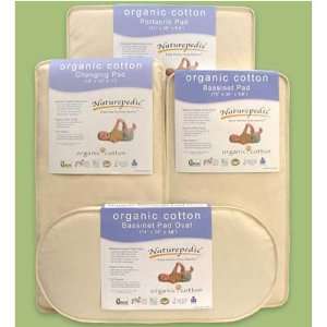  Organic Cotton Bassinet Mattress Pad (15 X 30 X 2): Baby