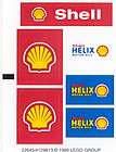 LEGO® Ferrari Shell Car Transporter 1253 sticker sheet