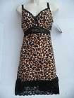 Delta Burke Chemise Night Gown Lounge wear Size 2X Color Champ Animal