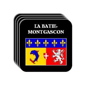  Rhone Alpes   LA BATIE MONTGASCON Set of 4 Mini Mousepad 
