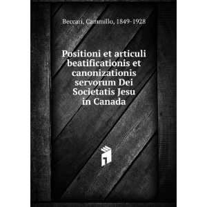  Positioni et articuli beatificationis et canonizationis 