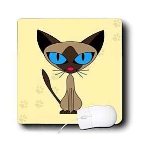  Janna Salak Designs Cats   Cute Siamese Cat Paw Prints 