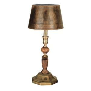   : Mario Lamps 03T987 Wood Table Lamp, Antique Brass: Home Improvement