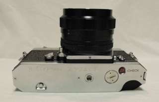 Vintage KONICA AutoReflex T 35mm SLR Film Camera w/55mm 1.8 52mm 