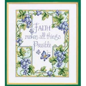   Janlynn All Things Possible Stmpd X Stitch Kit Arts, Crafts & Sewing
