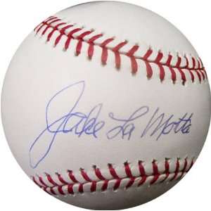 Jake LaMotta Autographed Baseball 