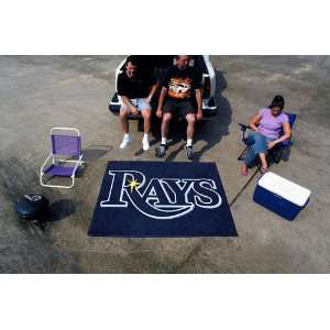 MLB Tampa Bay Rays Tailgate Mat / Area Rug:  Sports 