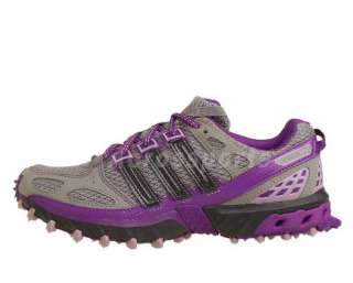   Kanadia 4 TR W Grey Purple Womens Outdoors Trail Running Shoes U42349