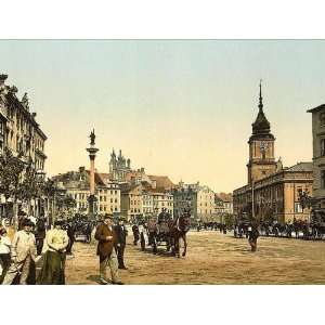 Vintage Travel Poster   Faubourg de Cracow Warsaw Russia (i.e. Warsaw 