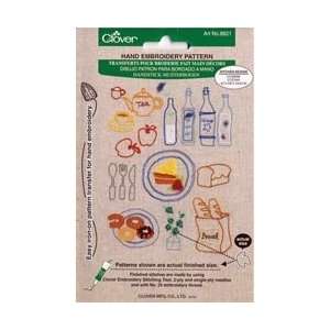  Clover Books Kitchen Design Embroidery Stitching CL 8821 