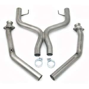   Stainless Steel Exhaust Mid Pipe for Mustang GT 05 10: Automotive