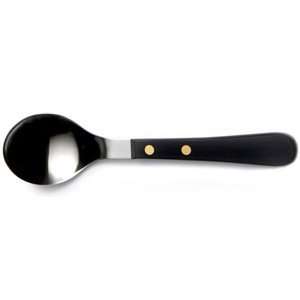 Provencal Black Stainless Steel Soup Spoon: Kitchen 
