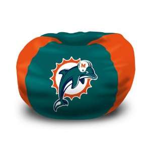  Miami Dolphins Bean Bag   Team: Sports & Outdoors