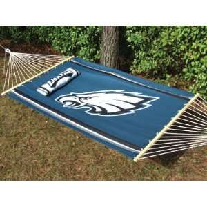   EAGLES FULL SIZE NFL HAMMOCK WITH PILLOW!: Sports & Outdoors