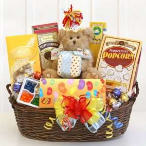 Birthday Party Bear Gift Basket From California Delicious:  