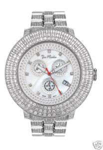 Joe Rodeo Pilot Watch 11.0Ct Diamond JOJO Aqua Freeze  