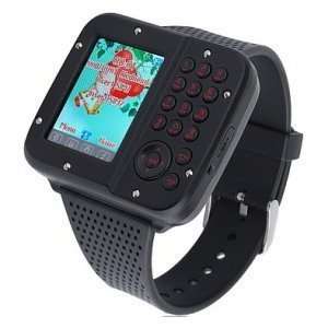  Dual SIM Card Quad Band Touch Screen Mobile Phone Watch 