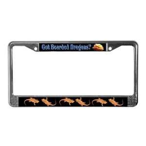  Got Bearded Dragons? License P Pets License Plate Frame by 