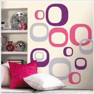  Modern Ovals Peel & Stick Wall Decals: Toys & Games