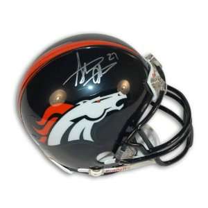   Atwater Denver Broncos Mini Helmet Autographed: Sports Collectibles