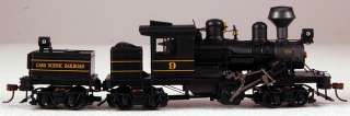 Spectrum HO Scale Train Steam Three Truck Climax DCC Equipped Cass 