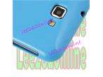 Blue Soft TPU Gel Case Cover For Samsung Galaxy Note / i9220 GT N7000 
