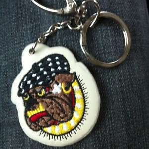 Ed Hardy Bulldog Keychain  