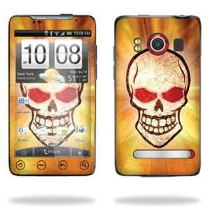   Skin Decal for HTC EVO 4G   Beaming Skull: Cell Phones & Accessories