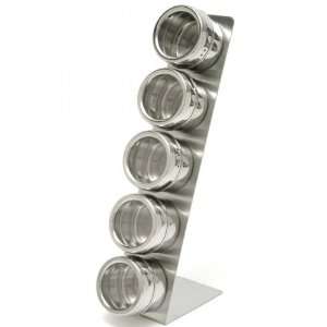  SOHO Five Piece Spice Stand (Stainless Steel) (14H x 3W 