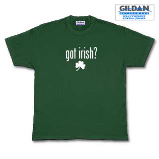 GOT IRISH? ireland/celtic shamrock jersey/T shirt 2XL  