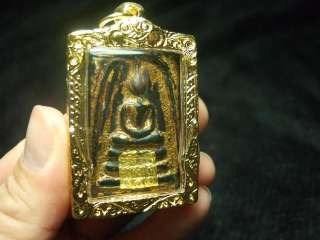 Somdej Toh , Jade Phra Kaew Thai Emerald Buddha Amulet  