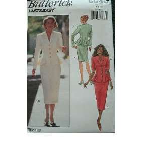  MISSES TOP & SKIRT SIZE 6 8 10 BUTTERICK FAST & EASY 