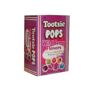 Tootsie Pops   Wild Berry Flavors  Grocery & Gourmet Food