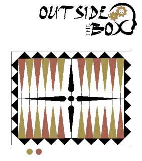 Backgammon Board Scroll Saw Woodworking pattern by OTB Patterns  