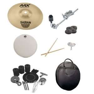  Sabian 8 Inch AAX Splash Pack with Cymbal Arm Attachment 
