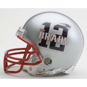 Tom Brady New England Patriots Replica Riddell Mini Helmet:  