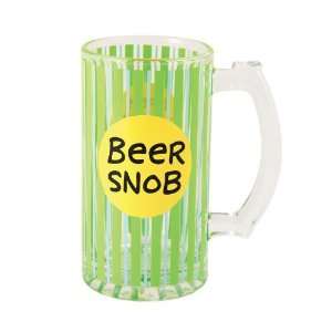  Our Name Is Mud by Lorrie Veasey Beer Snob Glass Stein, 6 