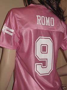 Dallas Cowboys TONY ROMO Women Dazzle Jersey PINK~XXL  