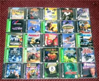   25 Playstation 1 PS1 Games 007 Everything WWF Metal Gear Battle TONY