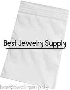   Zipper Bags 1000 pcs Size 2x2 Plain Clear Poly Baggies New  