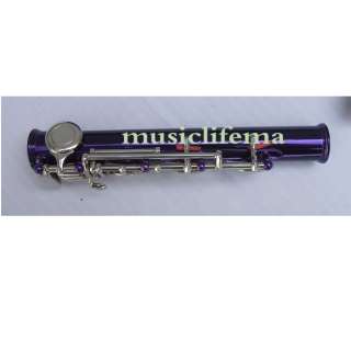 Purple 17 Open Holes flute C key +E Great Tone Metal  
