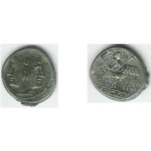  ANCIENT ROMAN REPUBLIC: (225 212 BCE) Silver Quadrigatus 