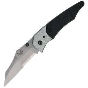 Benchmade Knives Gravitator, Black/Silver G10 Handle, ComboEdge