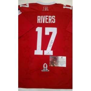  Phillip Rivers Signed San Diego Chargers Pro Bowl Jersey 